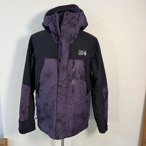 Mountain Hardwear First Tracks Mens S Insulated Ski Jacket Purple Black RECCO